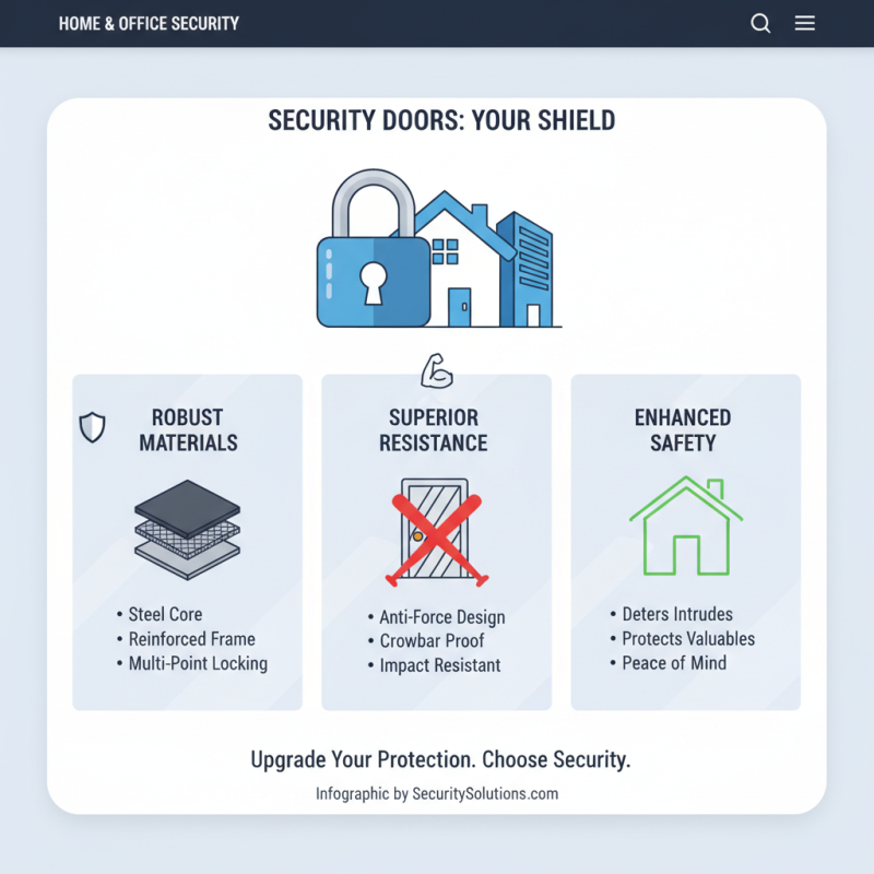 What is a security door and why is it important?