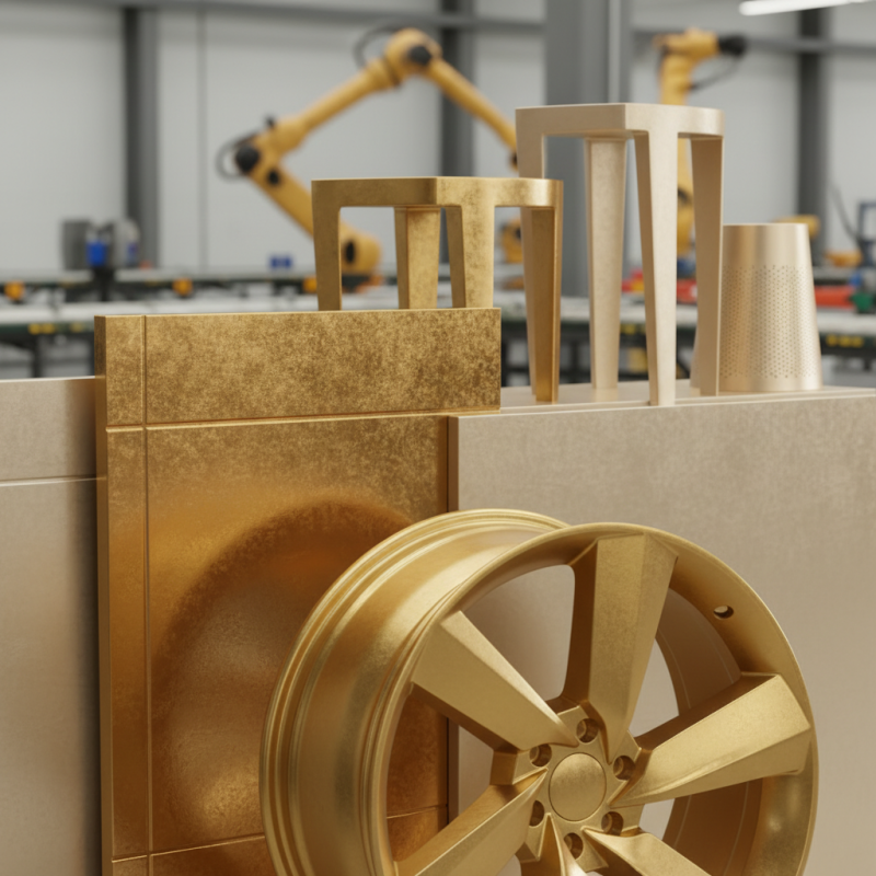 2026 Top Trends in Golden Powder Coating for Industry and Design?