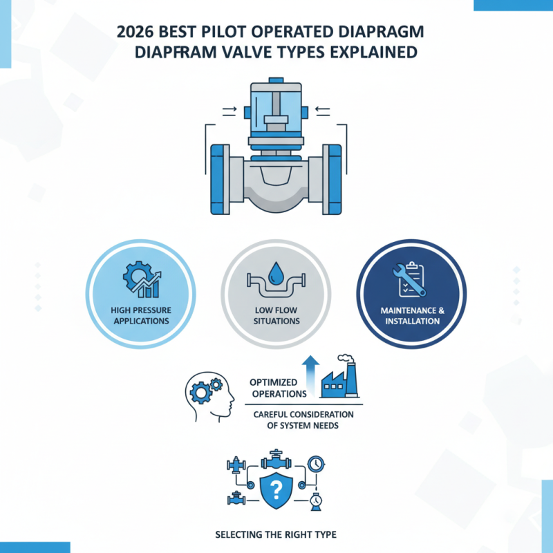 2026 Best Pilot Operated Diaphragm Valve Types Explained