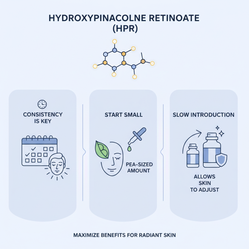How to Use Hydroxypinacolone Retinoate HPR for Skincare?