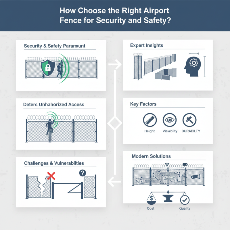 How to Choose the Right Airport Fence for Security and Safety?