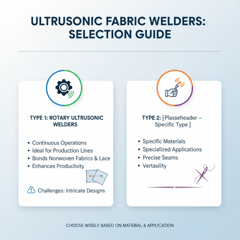 How to Choose the Right Ultrasonic Fabric Welder for Your Needs?