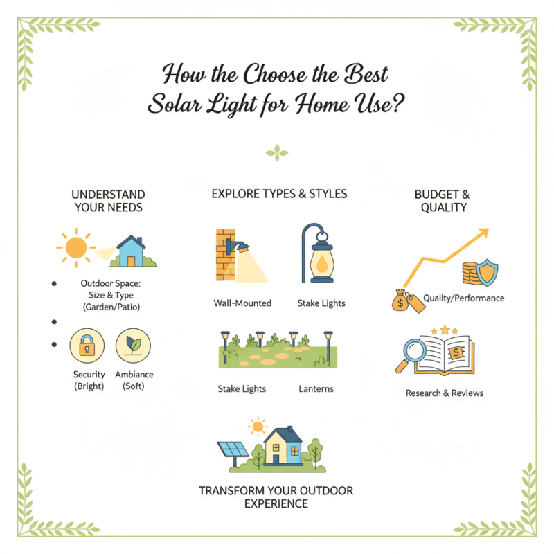 How to Choose the Best Solar Light for Home Use?