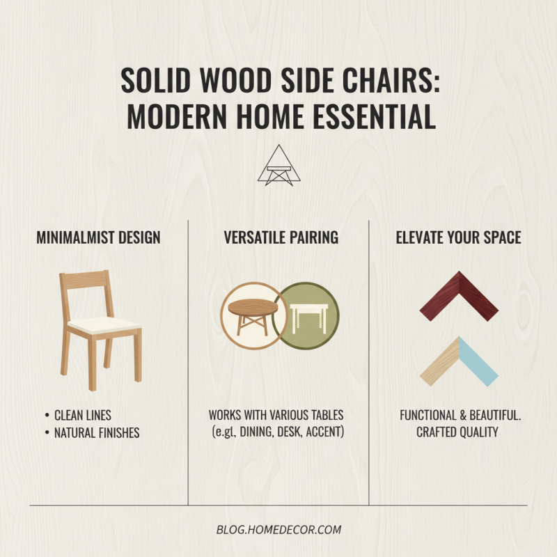 Top Solid Wood Side Chair Styles for Modern Home Decor Ideas?