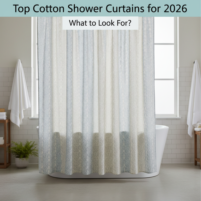 Top Cotton Shower Curtains for 2026 What to Look For?