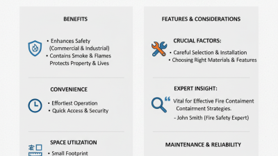 2026 Top Roll Down Fire Doors Benefits and Features?