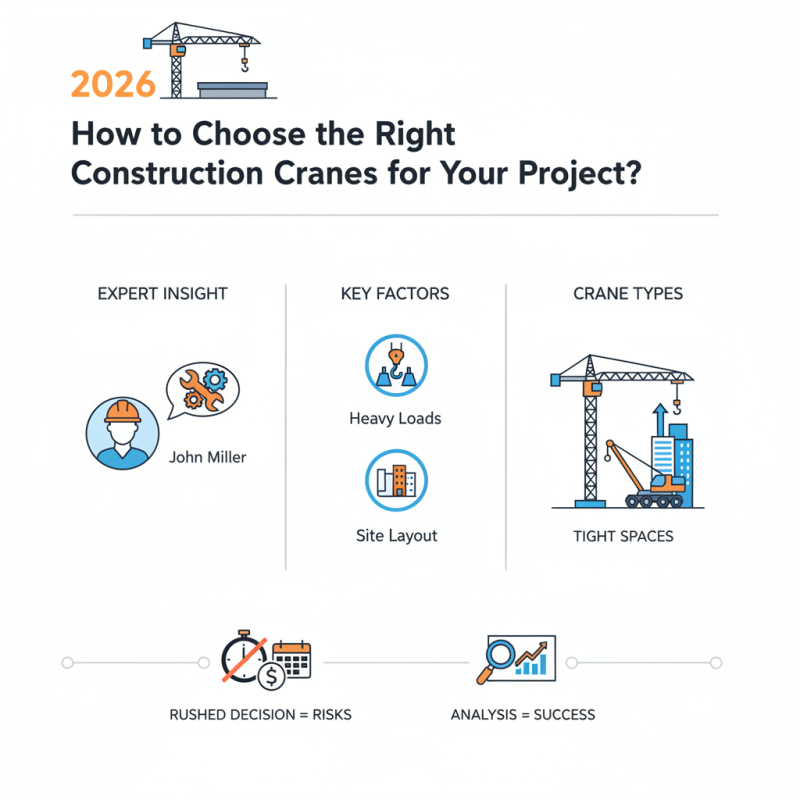 2026 How to Choose the Right Construction Cranes for Your Project?