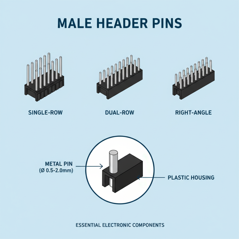 What is Male Header Pins and How Are They Used?