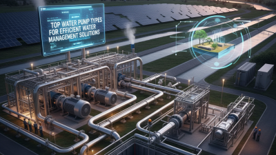 Top Water Pump Types for Efficient Water Management Solutions?