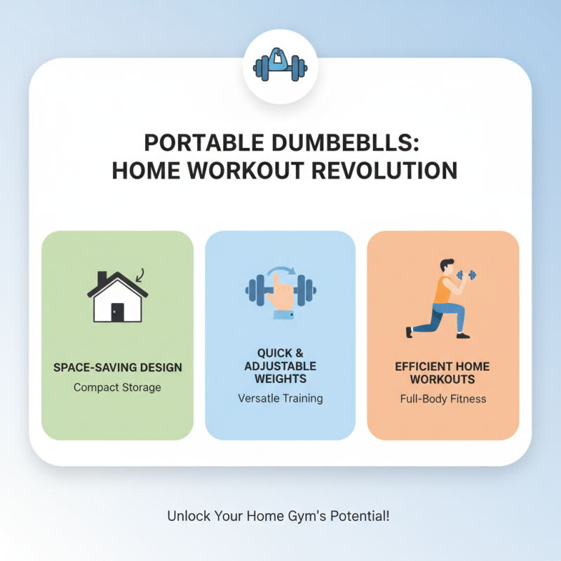Why Choose Portable Dumbbells for Your Home Workout Routine?