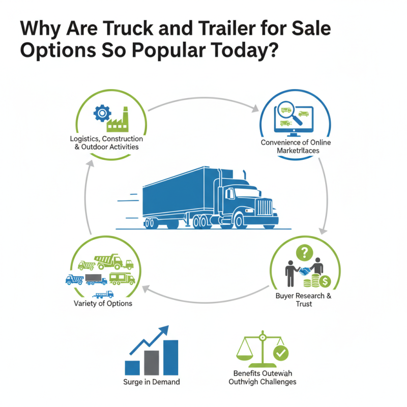 Why Are Truck and Trailer for Sale Options So Popular Today?
