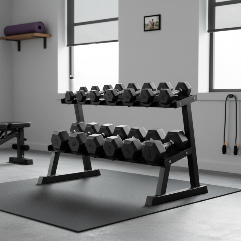 Top 10 Benefits of Using a Dumbbell Rack for Home Gyms?