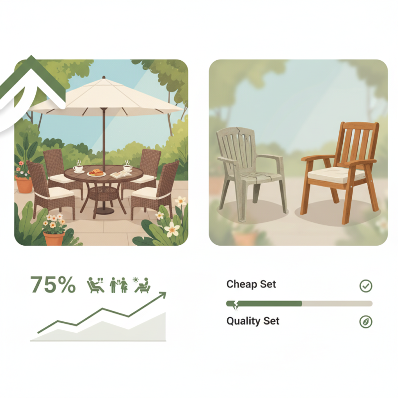 Why You Should Invest in a Garden Table And Chairs Set for Your Outdoor Space?