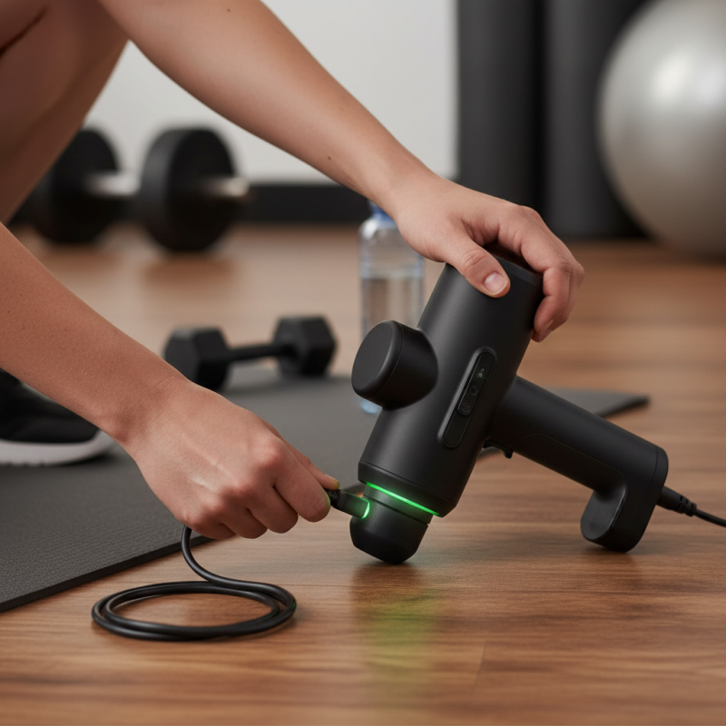 How to Use the Hypervolt Massage Gun Charging Cord Effectively?