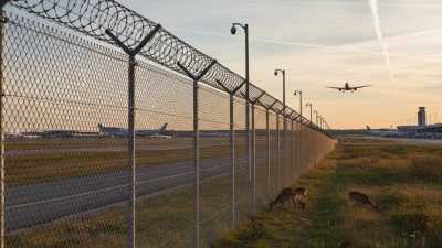 What is an airport fence and why is it important?