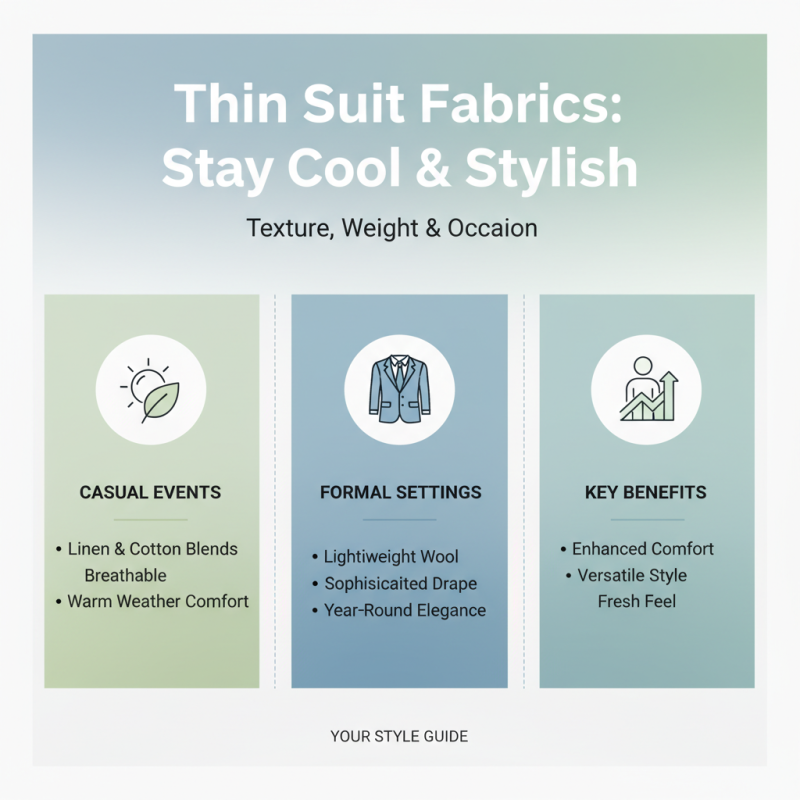 What is the Best Thin Suit Fabric for 2026 Trends?