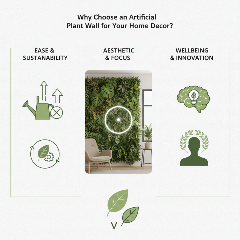 Why Choose an Artificial Plant Wall for Your Home Decor?