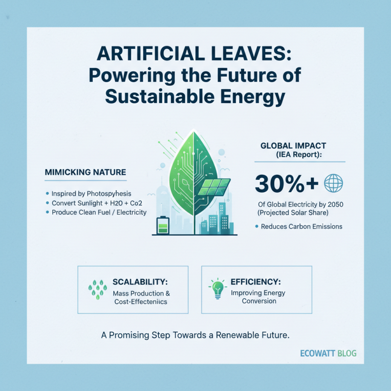 Why Are Artificial Leaves Important for Sustainable Energy?