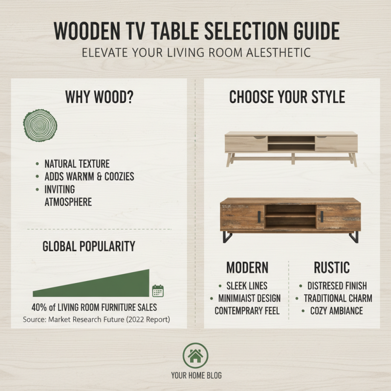 How to Choose the Best Wooden TV Table for Your Living Room?