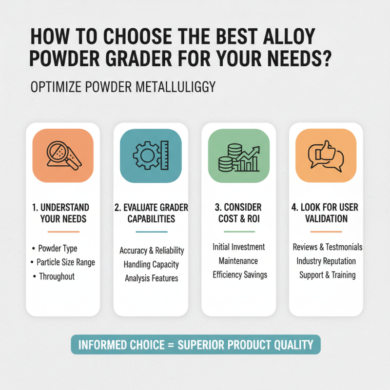 How to Choose the Best Alloy Powder Grader for Your Needs?