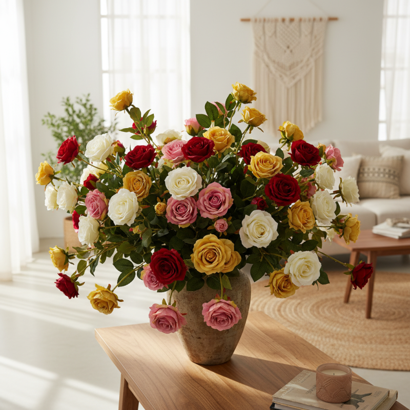 Top Benefits of Using Faux Roses Bulk for Home Decor?