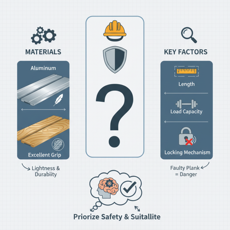 How to Choose the Right Telescoping Scaffold Plank?