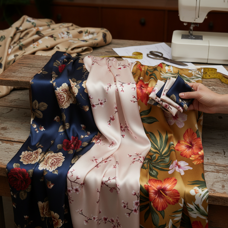 How to Choose the Best Floral Silk Satin Fabric for Your Projects?