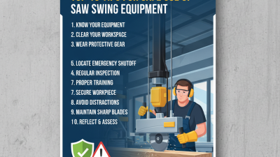 Top 10 Tips for Safe Use of Saw Swing Equipment?