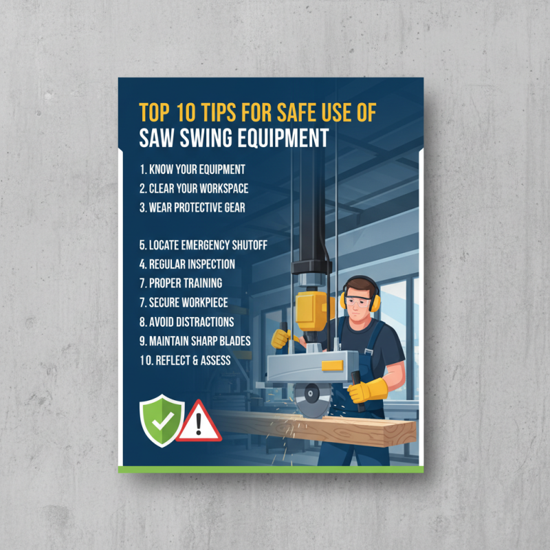 Top 10 Tips for Safe Use of Saw Swing Equipment?
