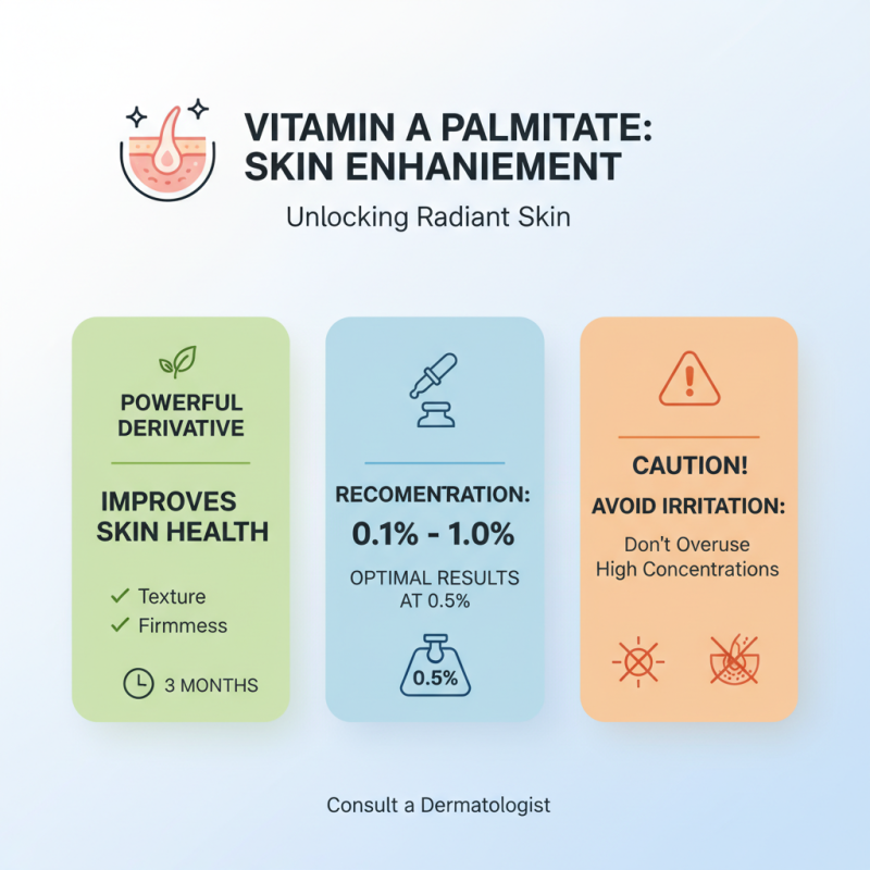 How to Use Vitamin A Palmitate for Healthy Skin?