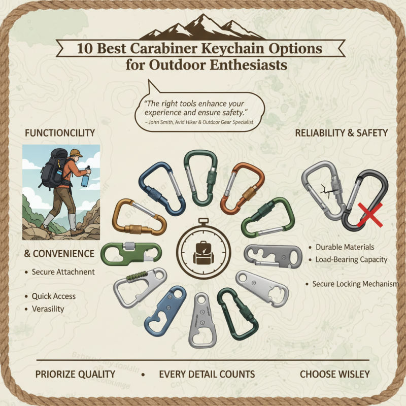 10 Best Carbiner Keychain Options for Outdoor Enthusiasts?