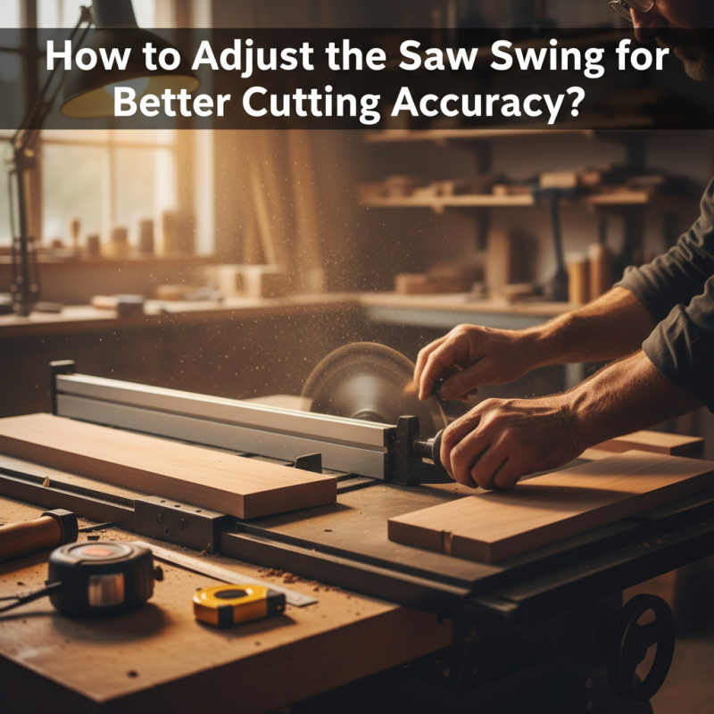 How to Adjust the Saw Swing for Better Cutting Accuracy?