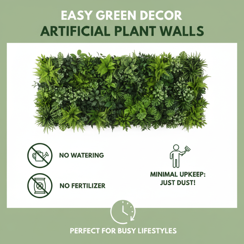 Why Choose an Artificial Plant Wall for Your Home Decor?