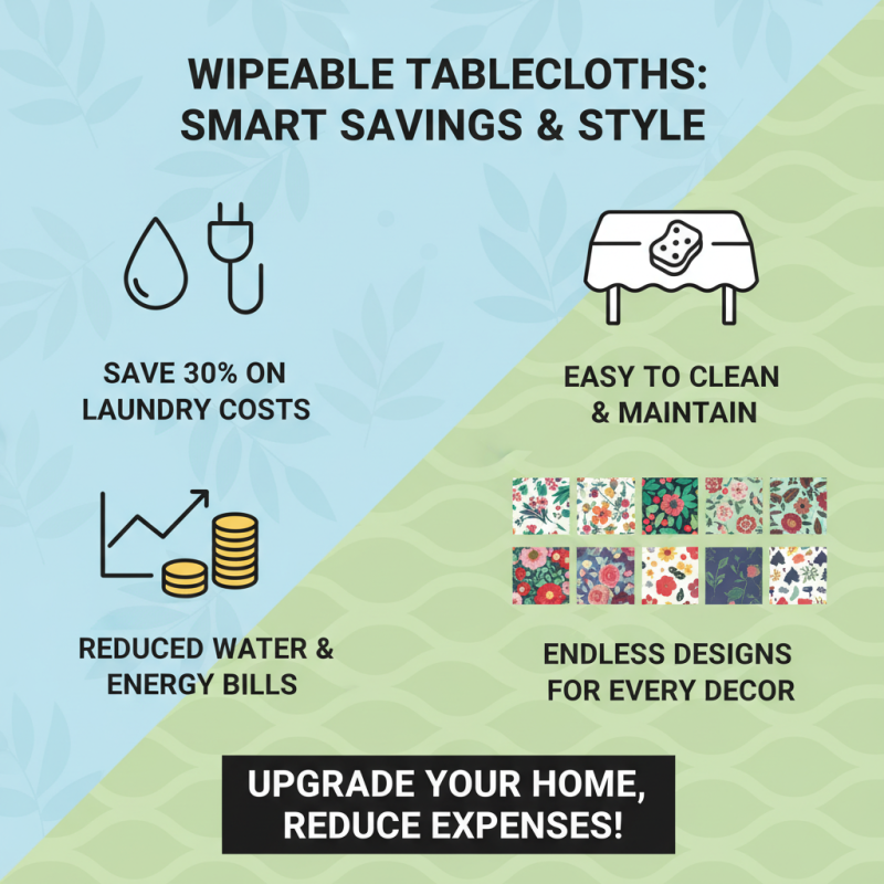 Top 10 Benefits of Using Wipeable Tablecloths for Your Home?
