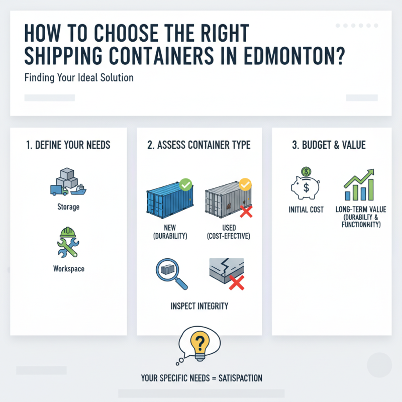 How to Choose the Right Shipping Containers in Edmonton?