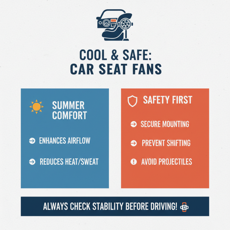 Car Seat Fan Tips for Staying Cool During Summer Drives