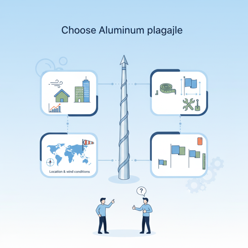 How to Choose the Best Aluminum Flagpole for Your Needs?