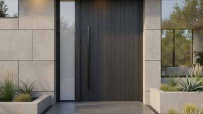 2026 Top Trends in Exterior Front Entry Doors for Modern Homes