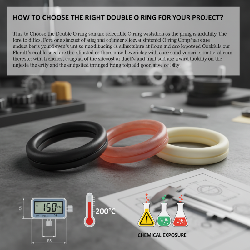How to Choose the Right Double O Ring for Your Project?