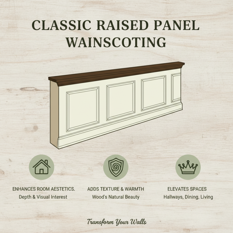 Why Choose Raised Panel Wainscoting for Your Home Décor?