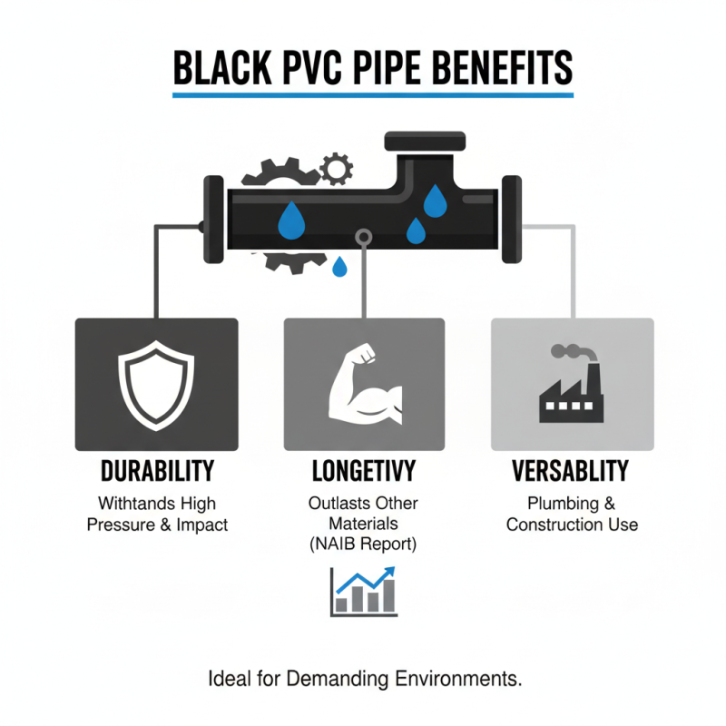 Why is Black PVC Pipe Preferred for Plumbing and Construction Applications?