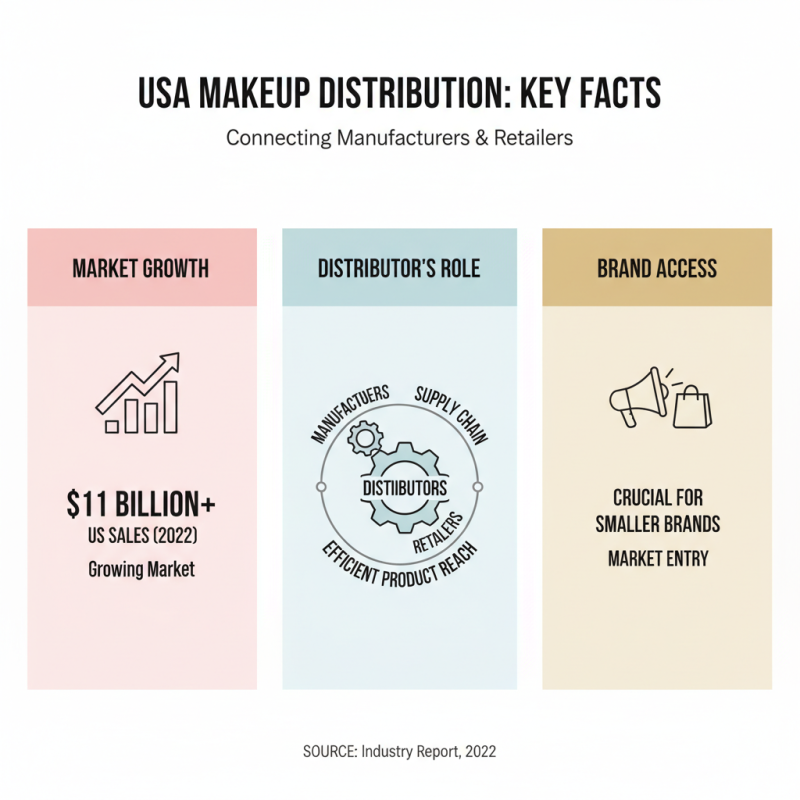 What is the Role of Makeup Distributors in the USA?