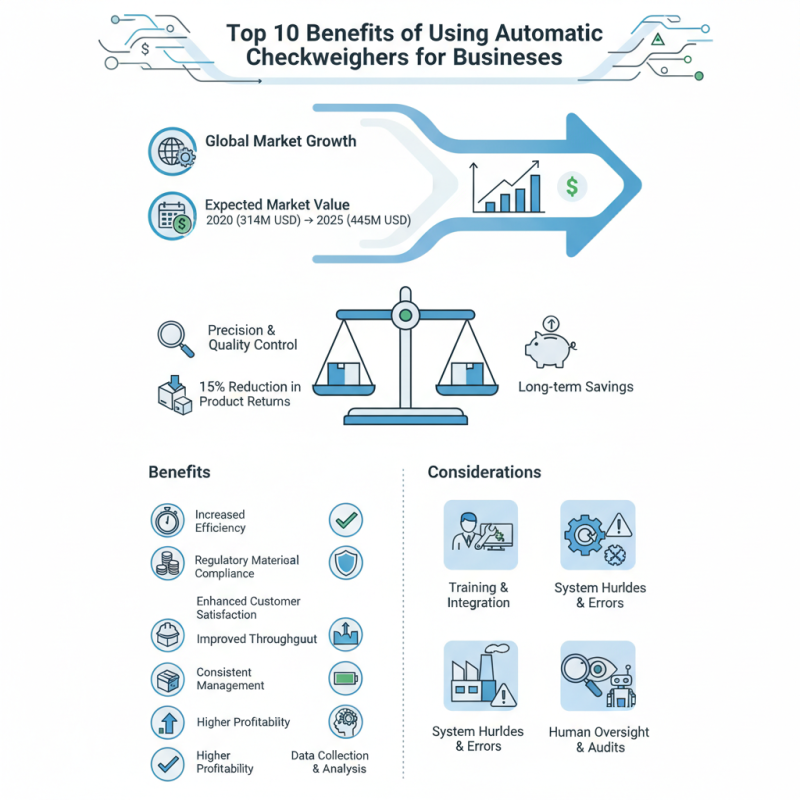 Top 10 Benefits of Using Automatic Checkweighers for Businesses?