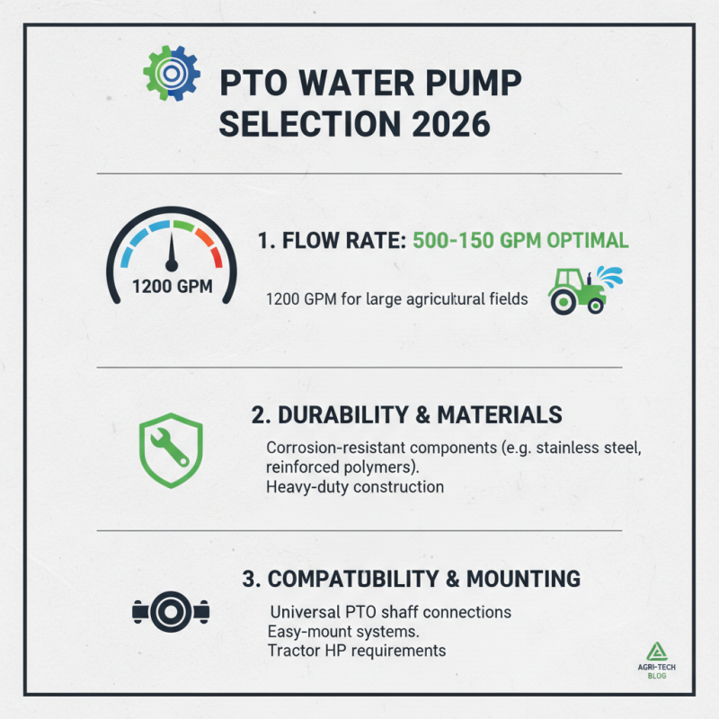 2026 Top PTO Water Pump Models What to Look For?