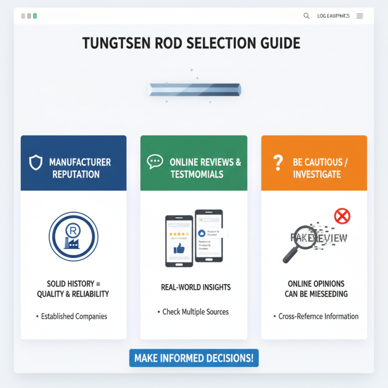 How to Choose the Right Tungsten Metal Rod for Your Needs?