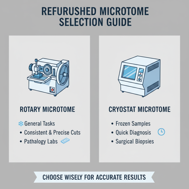 How to Choose the Best Refurbished Microtome for Your Lab Needs?