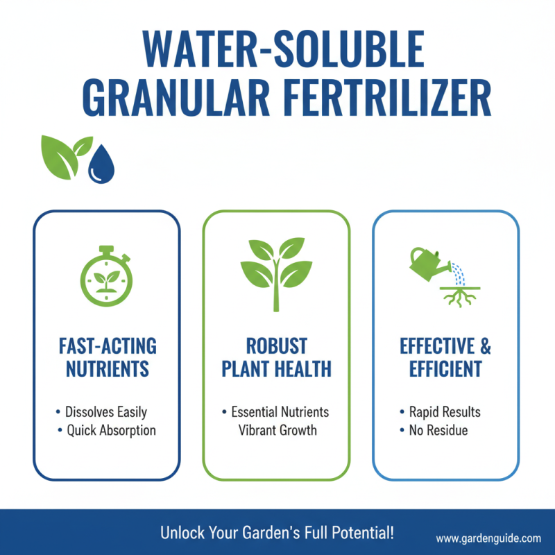 Why Choose Water Soluble Granular Fertilizer for Your Plants?