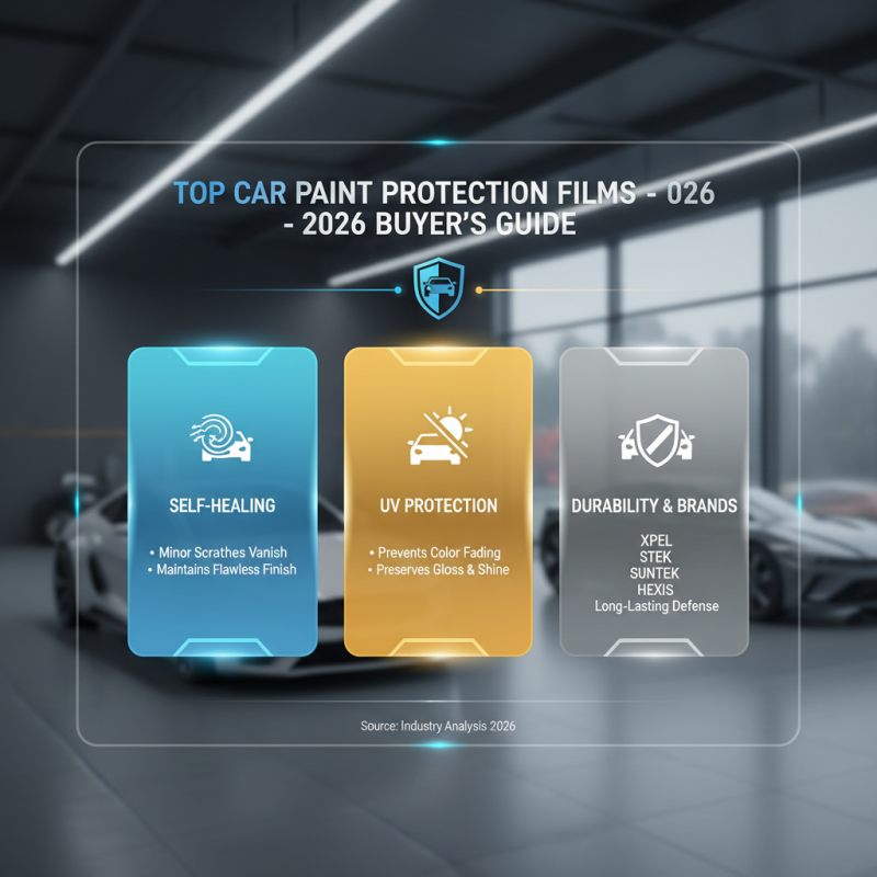 Best Paint Protection Film Options for Your Car in 2026?