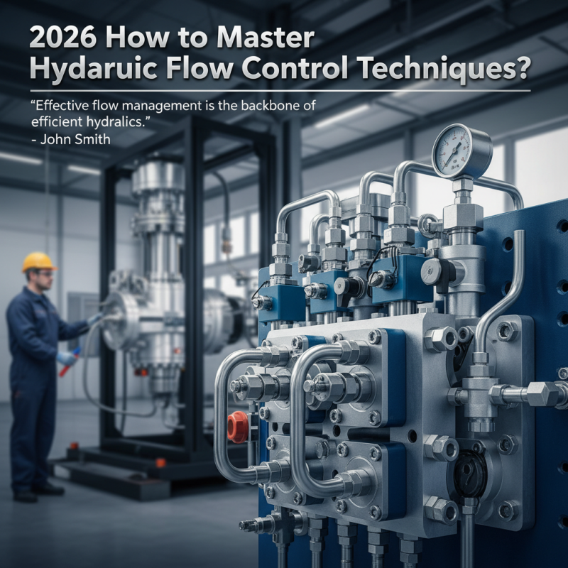 2026 How to Master Hydraulic Flow Control Techniques?