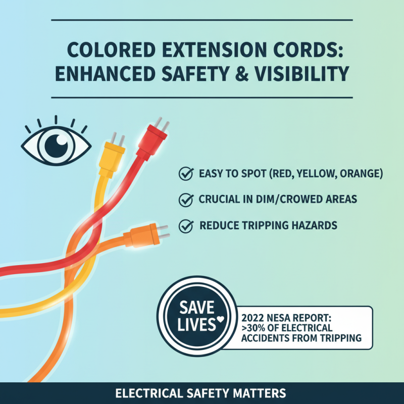 What is the Purpose of Colored Extension Cords?